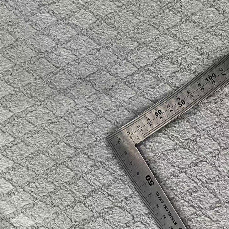 Brushed Embossed Sherpa Velvet Upholstery Fabric price