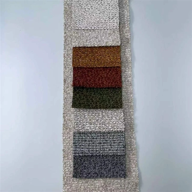 JCAG054 Two-Tone Jacquard Horseshoe Velvet Upholstery Fabric suppliers