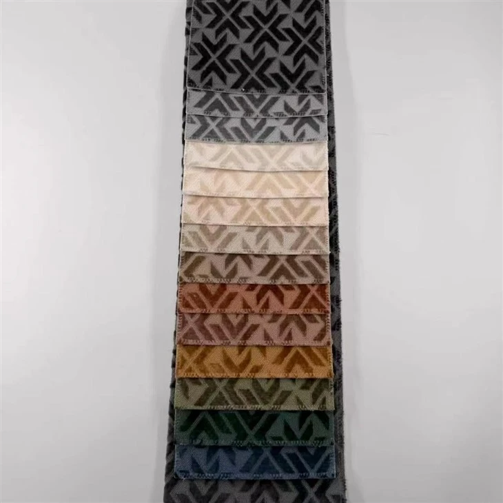Knitted Jacquard Geometric Chenille suppliers