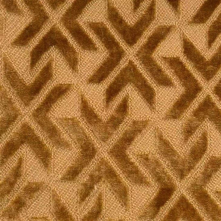 Knitted Jacquard Geometric Chenille