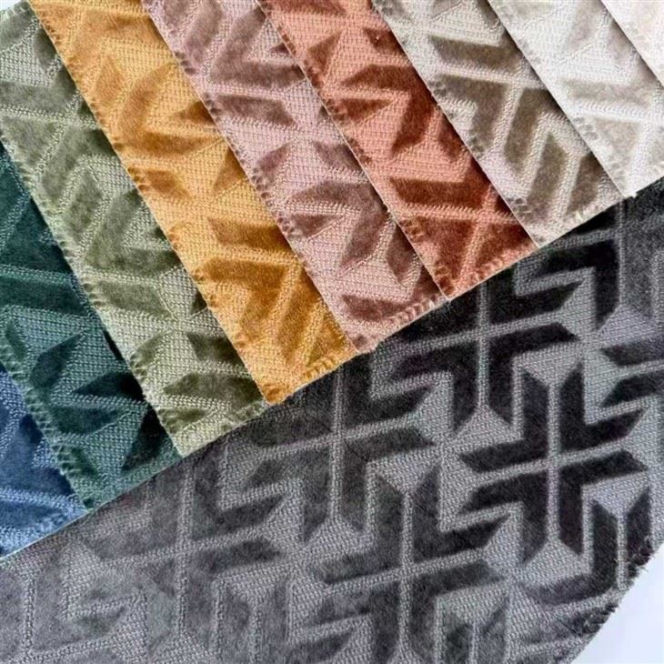 Knitted Jacquard Geometric Chenille best