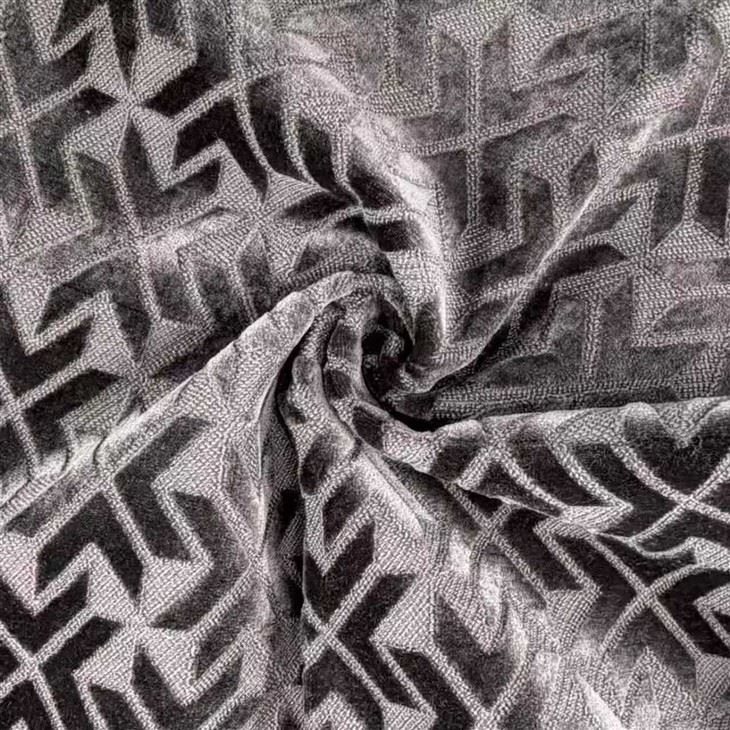 Knitted Jacquard Geometric Chenille price