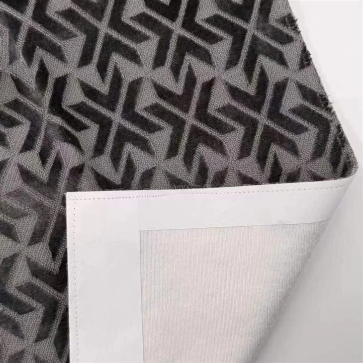 Knitted Jacquard Geometric Chenille high quality