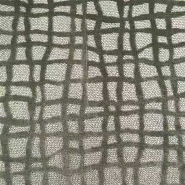 Knitted Jacquard Irregular Check Chenille price