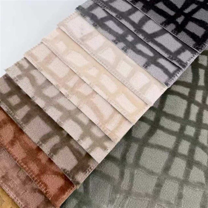 Knitted Jacquard Irregular Check Chenille best