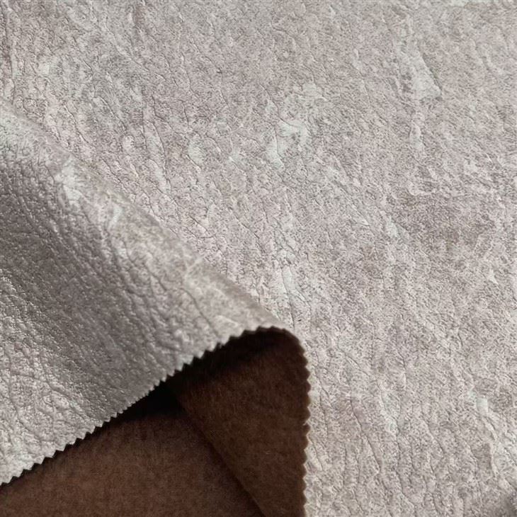 Printed Embossed Holland Velvet Composite Nonwoven Upholstery Fabric