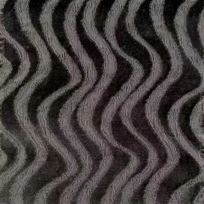 Knitted Jacquard Wavy Chenille