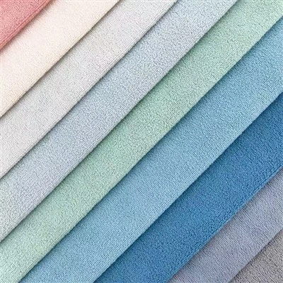 Solid Color Brushed Velvet Upholstery Fabric