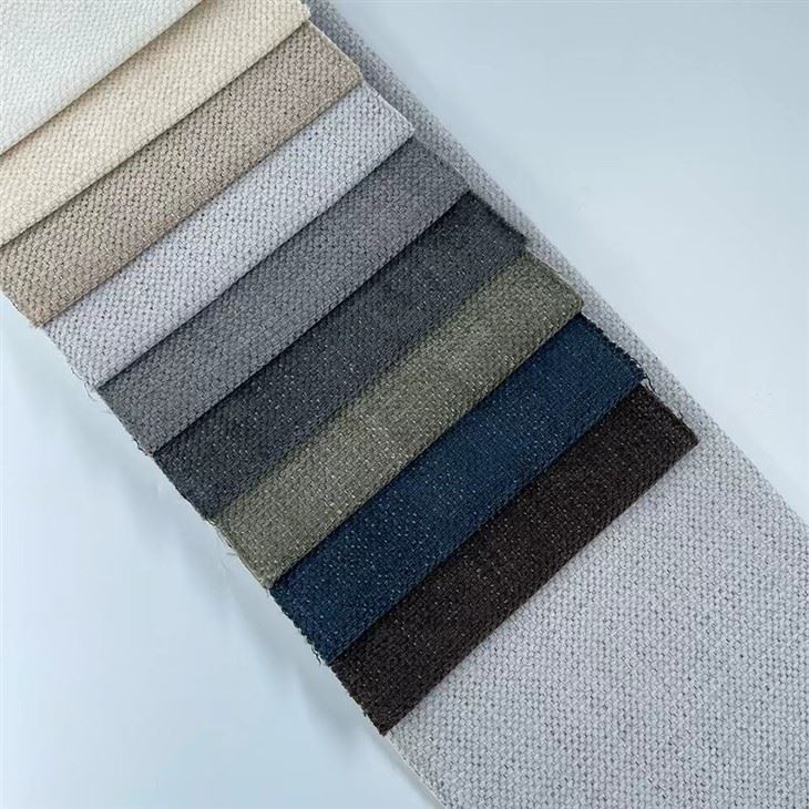Two-Tone Jacquard Chenille Upholstery Fabric factory