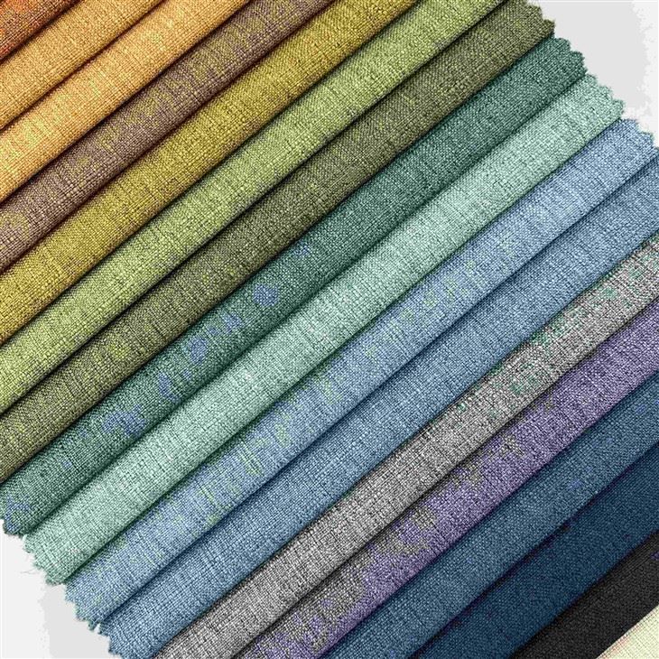 Woven Pebble Linen-Look Fabric