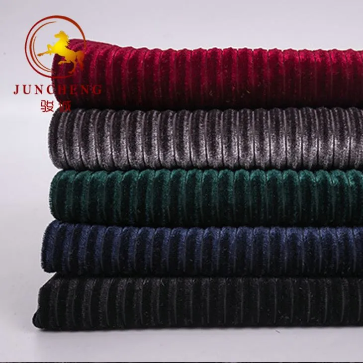 Stripe Velvet Fabric